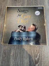 PADDY ROBERTS SONGS FOR GAY DOGS LP 1963 DECCA VINYL LP MONO LK 4560 