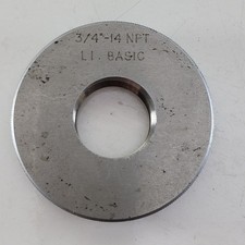 3/4" x 14  NPT  Go Thread Ring
