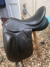 PDS Escardo dressage saddle 17.5 adjustable black 
