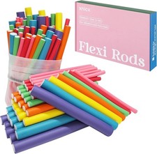 xnicx 47pcs 7" Hair Bendy Foam