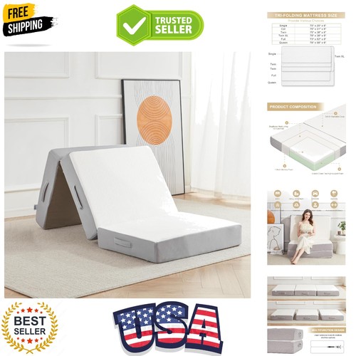 Folding mattress inch - mattress,, 6