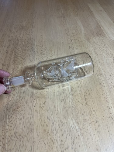 Glass blown ship - , in