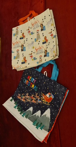 Two christmas tesco reusable - two,