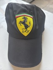 Ferrari Scuderia Black Baseball Cap - One Size - Used
