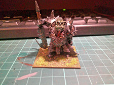 Orc Warboss metal 28mm painted