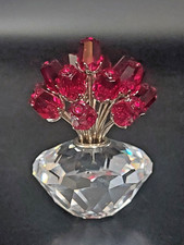 SWAROVSKI CRYSTAL VASE OF RED