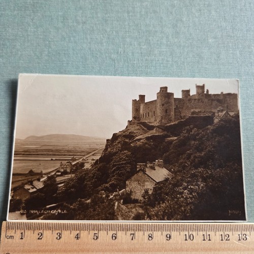 Vintage postcard harlech - postcard,