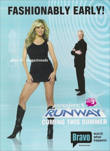Project runway page - runway, ad