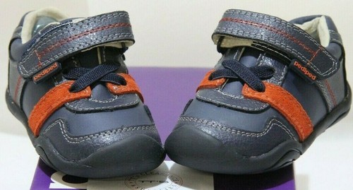 Pediped channing navy orange - pediped, navy/orange