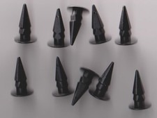 Silver Cross Kensington/Balmoral/Dolls Pram Bed Unit Fasteners x 10 Black