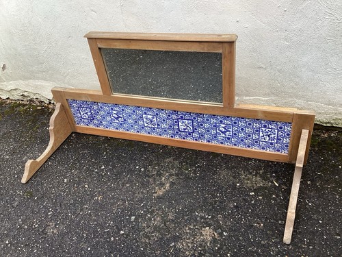 Vintage tiled washstand back - vintage,