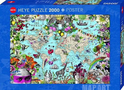 Heye puzzle quirky world - quirky, world,