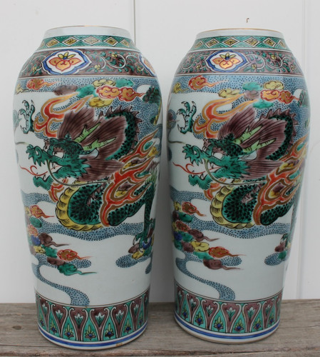Old antique pair japanese - antique,