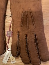 Dents Men's Brown Lambskin