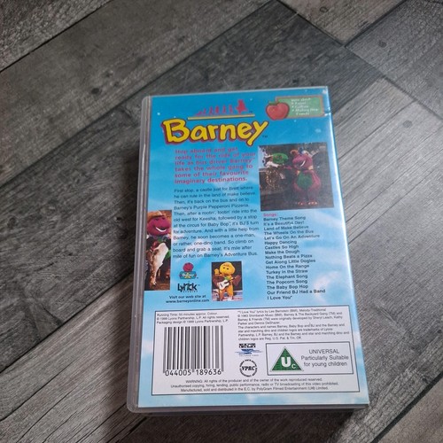 Barney adventure bus vhs - bus,