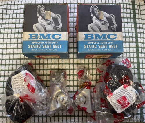 Bmc seatbelts austin - austin, healey