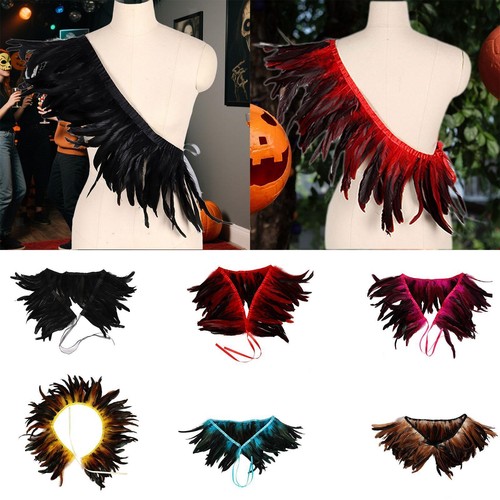 Feather shawl party scarf - shawl,