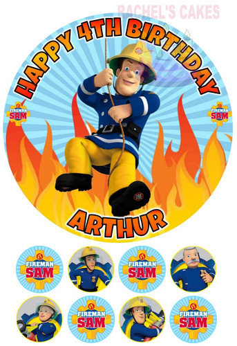 Fireman sam personalised - fireman,