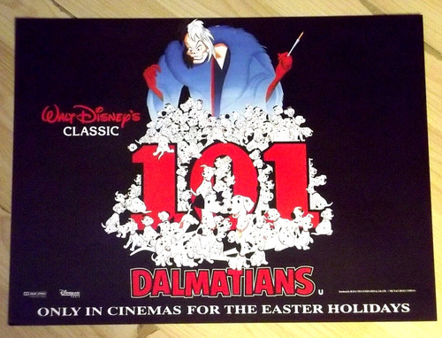 101 dalmatians poster original - dalmatians,