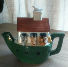 Bob Hersey Pots of Fun "Life Saver" Collectable Novelty Noahs Ark Teapot