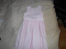 TIGERLILY DESIGNER PINK BRODERIE ANGLAISE PARTY / BRIDESMAID DRESS AGE 7 ROSES
