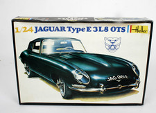 Vintage Heller 1/24th Jaguar Type E 3L8 OTs #719 (1979) *contents sealed*
