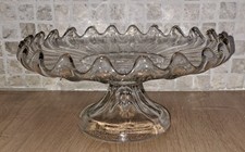 Vintage Moulded Glass Cake
