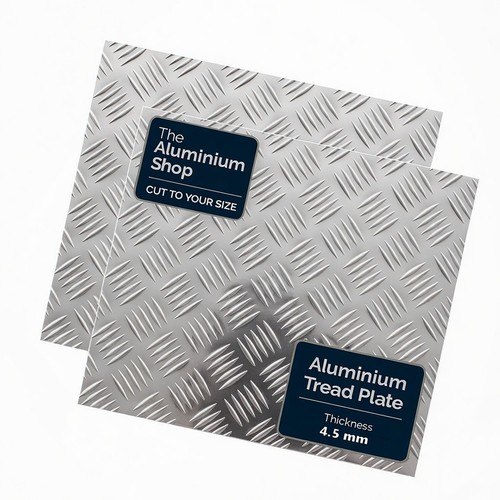 Aluminium tread plate chequer - aluminium,