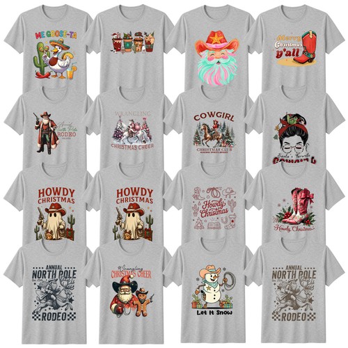 Christmas western shirt - christmas, t-shirt