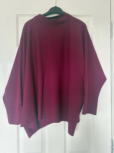 Zara collection burgundy cape - zara,