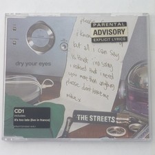 The Streets - Dry Your Eyes CD Single (2004) CD1 w/ Ringtone Promo Card 2 Track