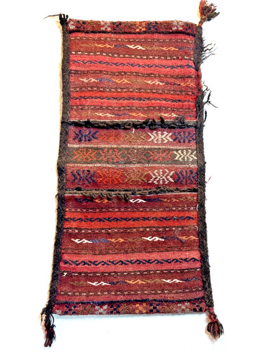 Tribal afghan hand knotted - tribal,