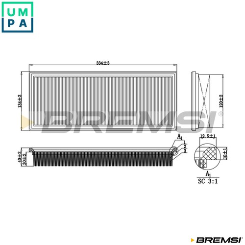 Air filter fa2192 for - air,