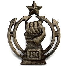 WW2 Indian Armoured Corps IAC British Imperial India Army Cap Badge - Original