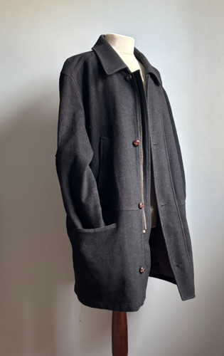 Vintage car coat 100 - car, wool