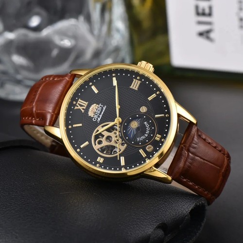 Men automatic skeleton watch - men's,