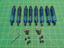 Tmaxx Traxxas big bore aluminum shocks w/blue springs RPM Emaxx Rustler Stampede