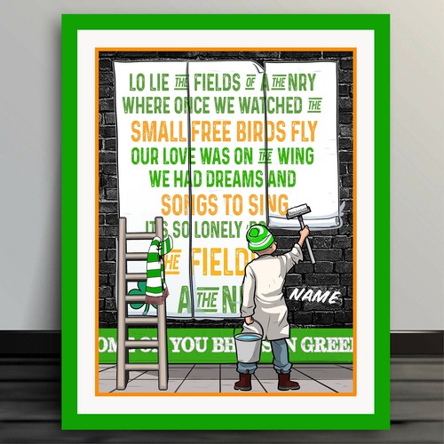 Personalised celtic football - personalised,