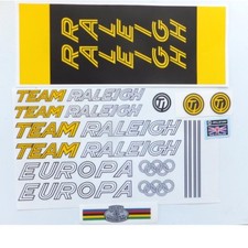 Raleigh Europa decal set