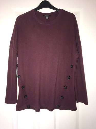 Ladies purple burgundy jumper - ladies,