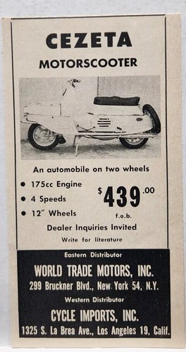 1959 cezeta motor - 1959, scooter