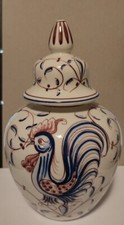 Hand painted Decorative ginger jar from Portugal