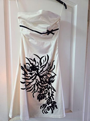 Jane norman white black satin - white,