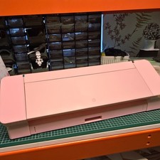 Silhouette Cameo 4 Pink Cutter, plotter original box, accessories, vinyl bundle