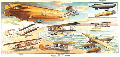 Old large antique print - old,