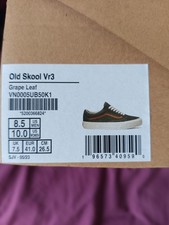Brand New Vans Old School  VR 3 &Cush