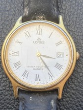 lorus vintage gents date watch