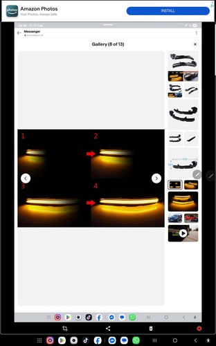 Dynamic side mirror sequential - mirror,