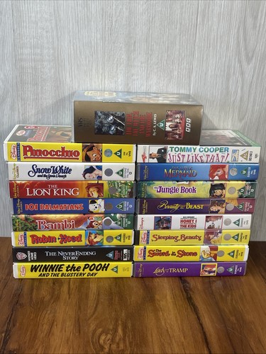 Children vhs lot 17 tapes - vhs,