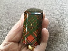 Mauchline Tartan Ware. SCOTT TARTAN. Small Sewing Case. 6x2.5cm.